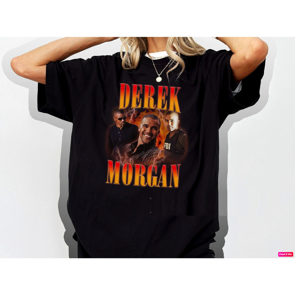 Derek Morgan T-Shirt Design, Criminal Minds Fan Gift